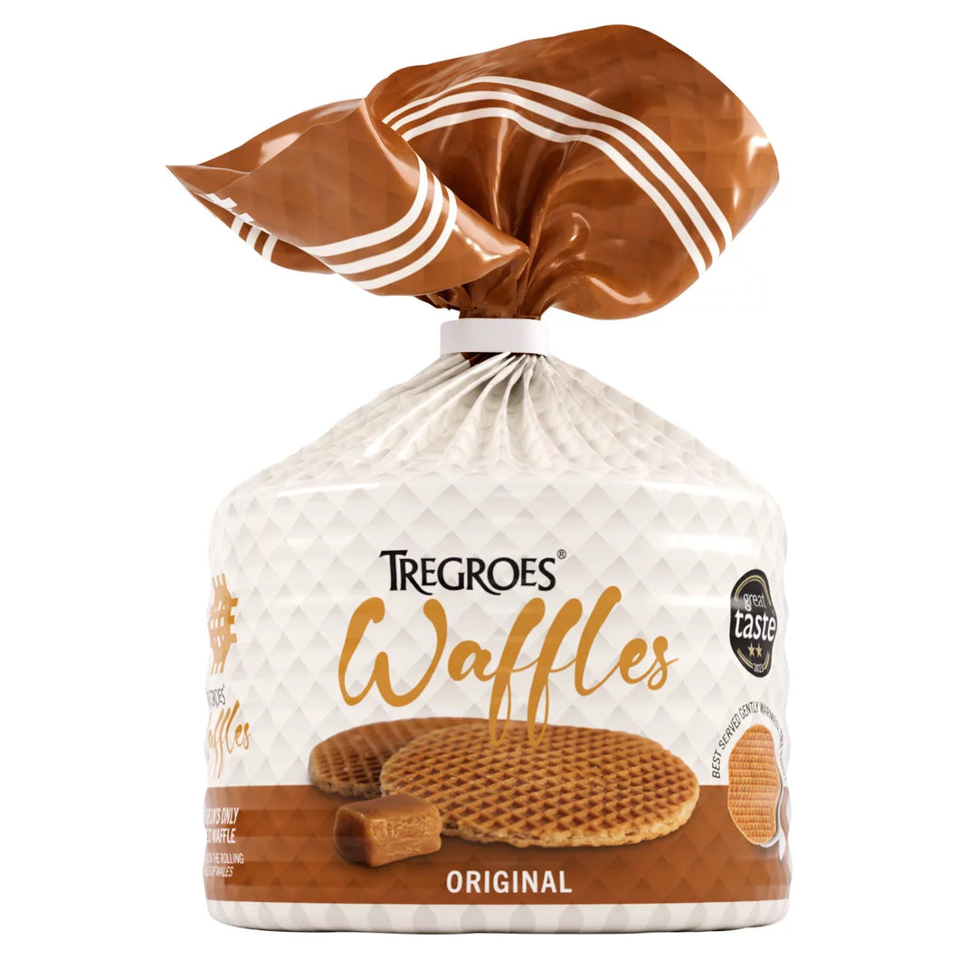 Tregroes 8 Toffee Waffles, 200g