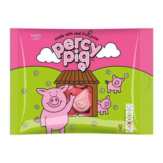 M&S Large Percy Pig Fruit Gums 400g