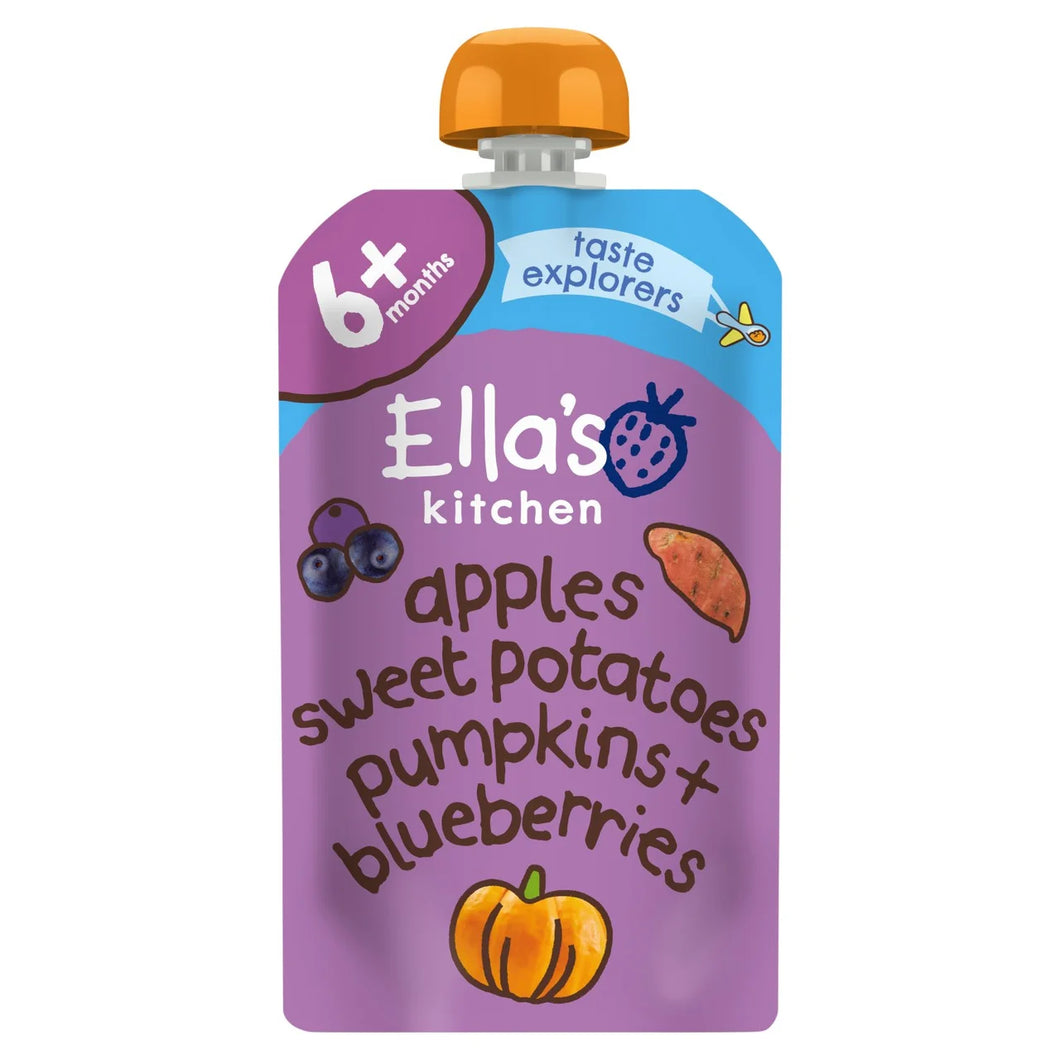 Ella's Kitchen Apples, Sweet Potatoes & Pumpkin Baby Food Pouch 6+ Months - 120g