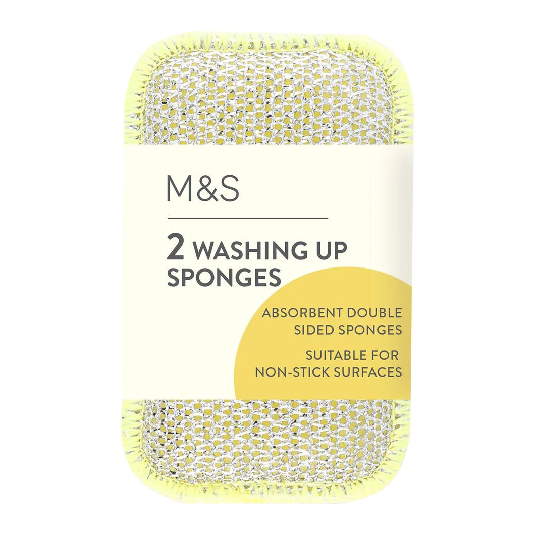 M&S 2 Washing Up Sponges - 2 per pack