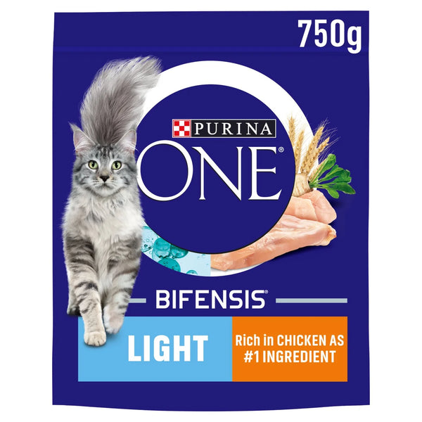 Purina ONE Light Dry Cat Food Rich in Chicken 750g
