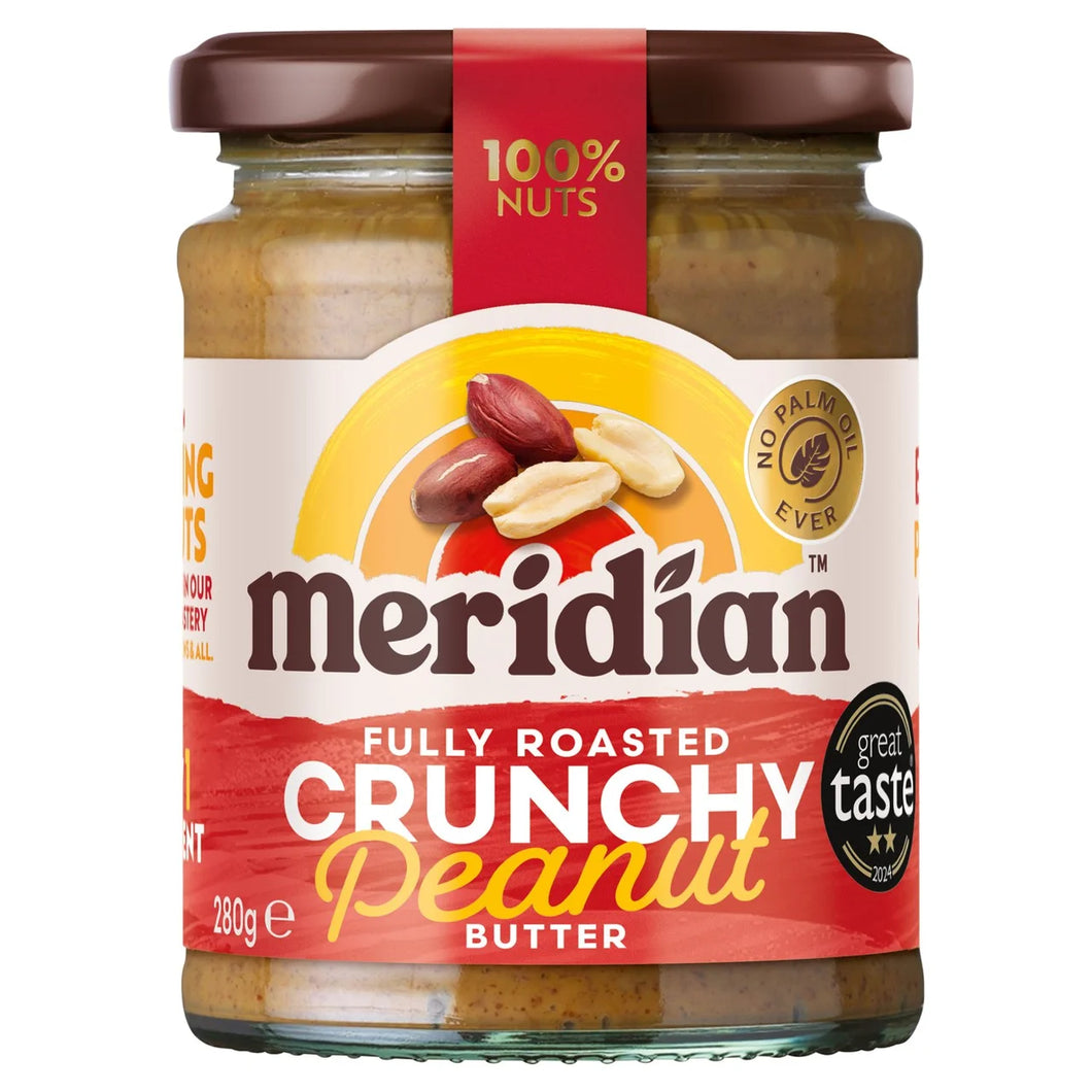 Meridian No Added Salt Crunchy Peanut Butter, 280g