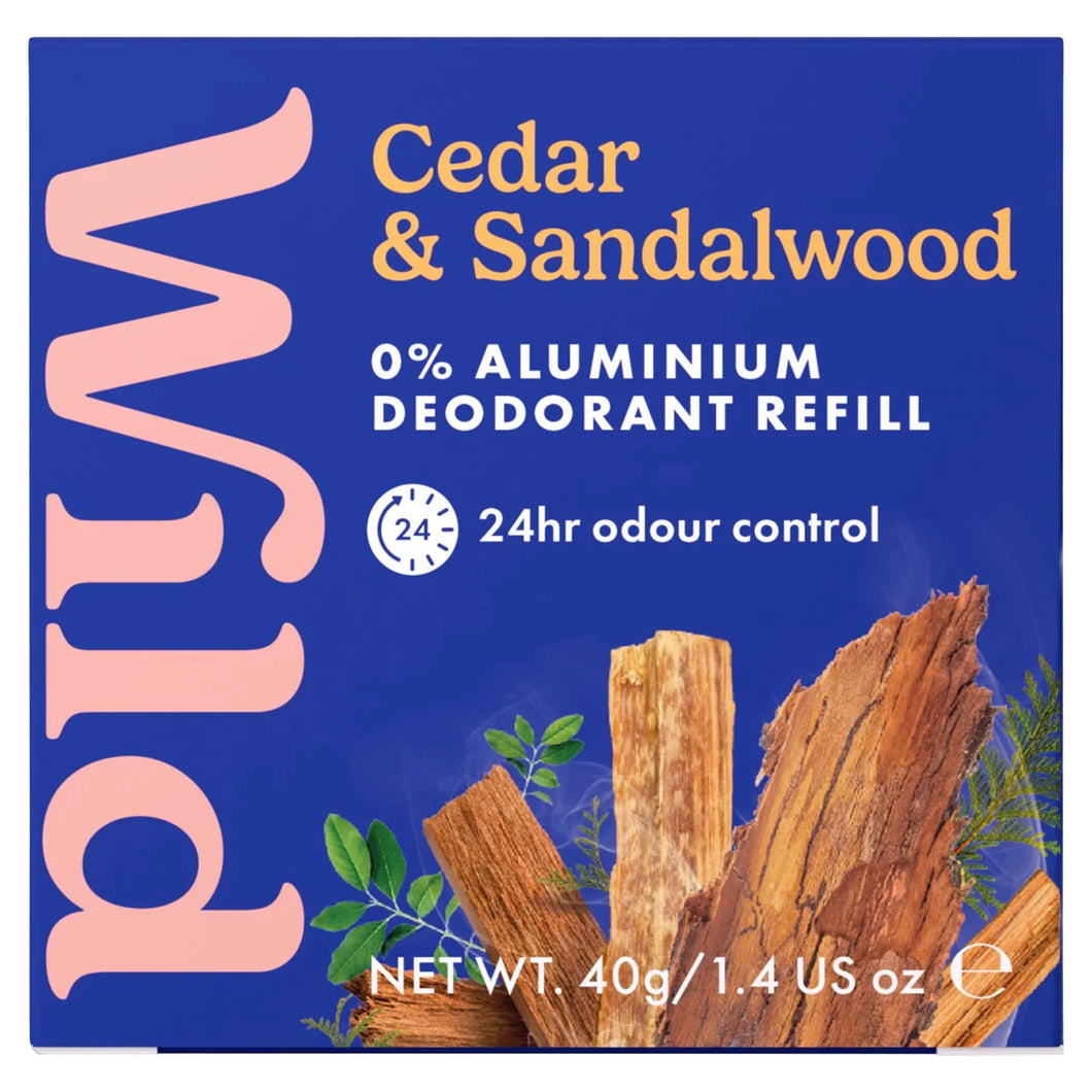 Wild Cedar & Sandalwood Deodorant Refill 40g