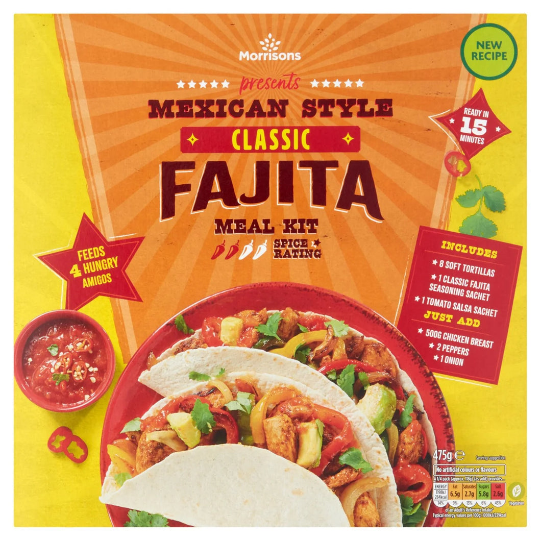 Morrisons Fajita Kit 475g