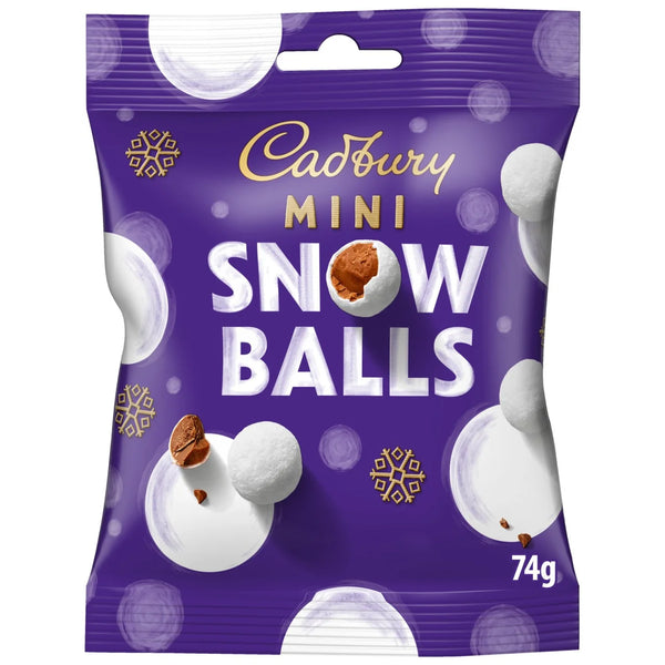 Cadbury Chocolate Mini Snowballs Bag - 74g