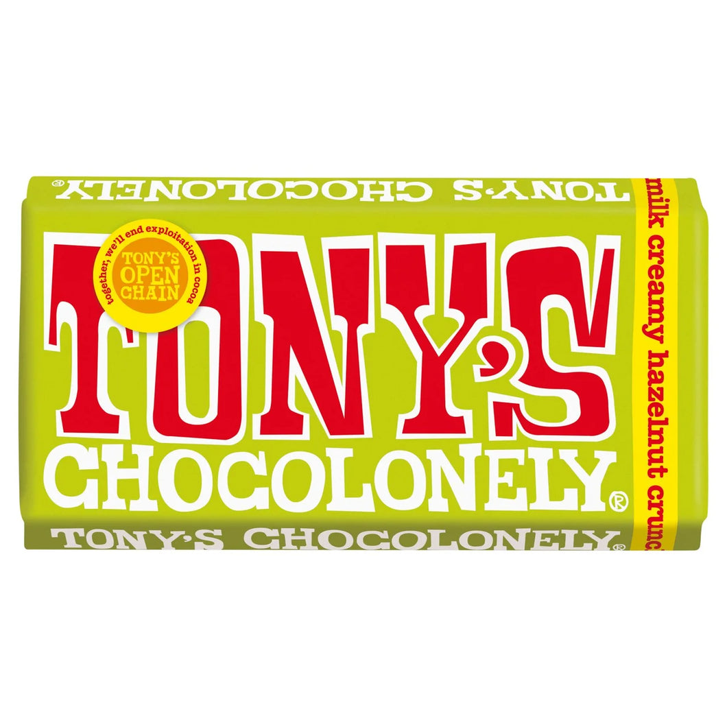 Tony's Chocolonely Milk Creamy Hazelnut Crunch - 180g