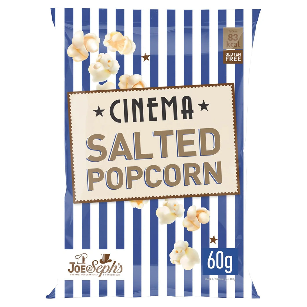 Joe & Seph's Cinema Salted Popcorn 60g
