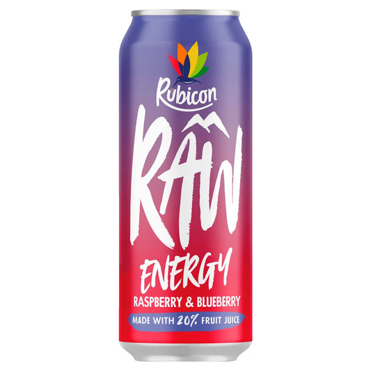Rubicon Raw Energy Raspberry & Blueberry 500ml