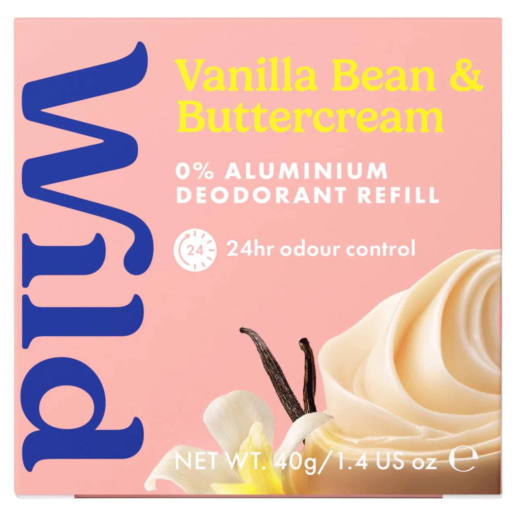 Wild Vanilla Bean & Buttercream Stick Deodorant Refill 40g