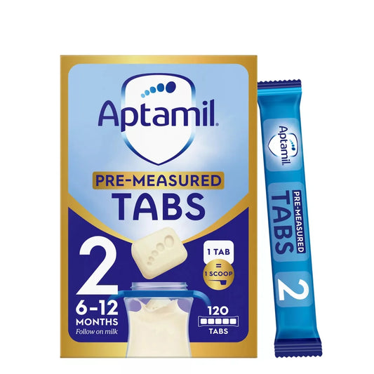 Aptamil 2 Follow On Baby Milk Formula Tabs 6-12 Months 120 per pack