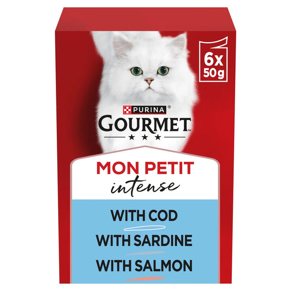 Gourmet Mon Petit - Cod, Sardine & Salmon 6 x 50g