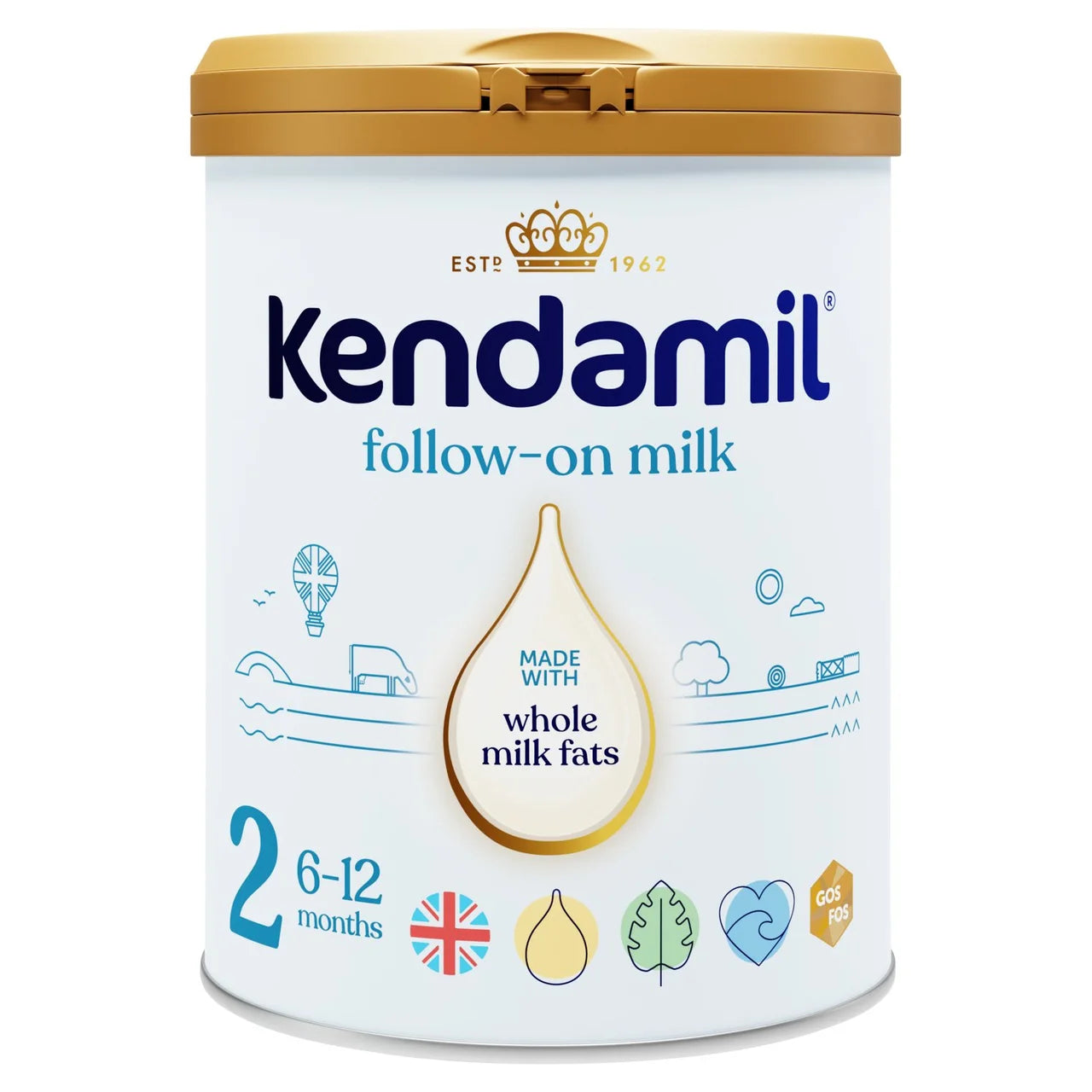 Kendamil Follow On Milk Stage 2 (6-12 Months) - 800g