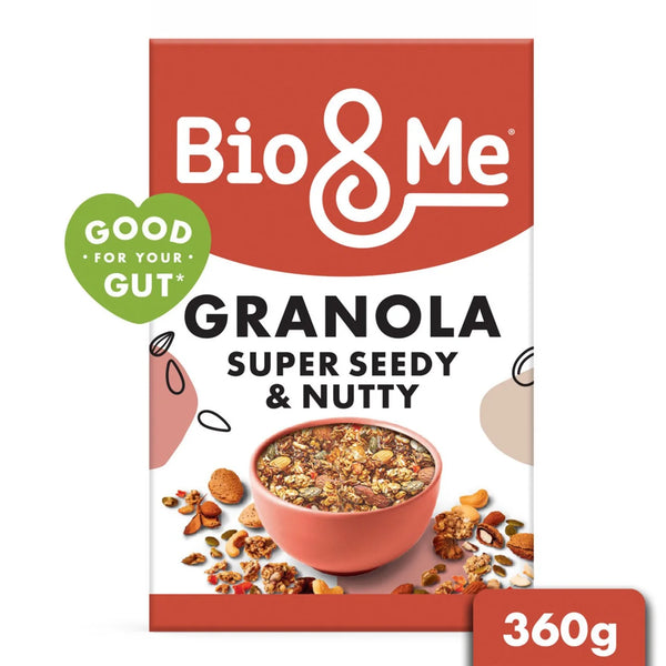 Bio&Me Granola Super Seedy & Nutty Gut-Loving Prebiotic 360g