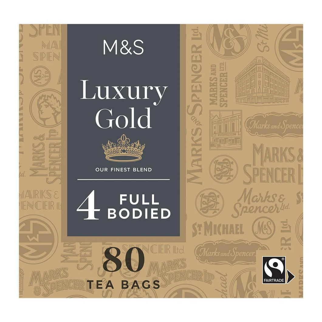 M&S Luxury Gold Teabags, 80 bags