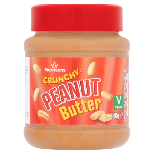 Morrisons Crunchy Peanut Butter, 340g