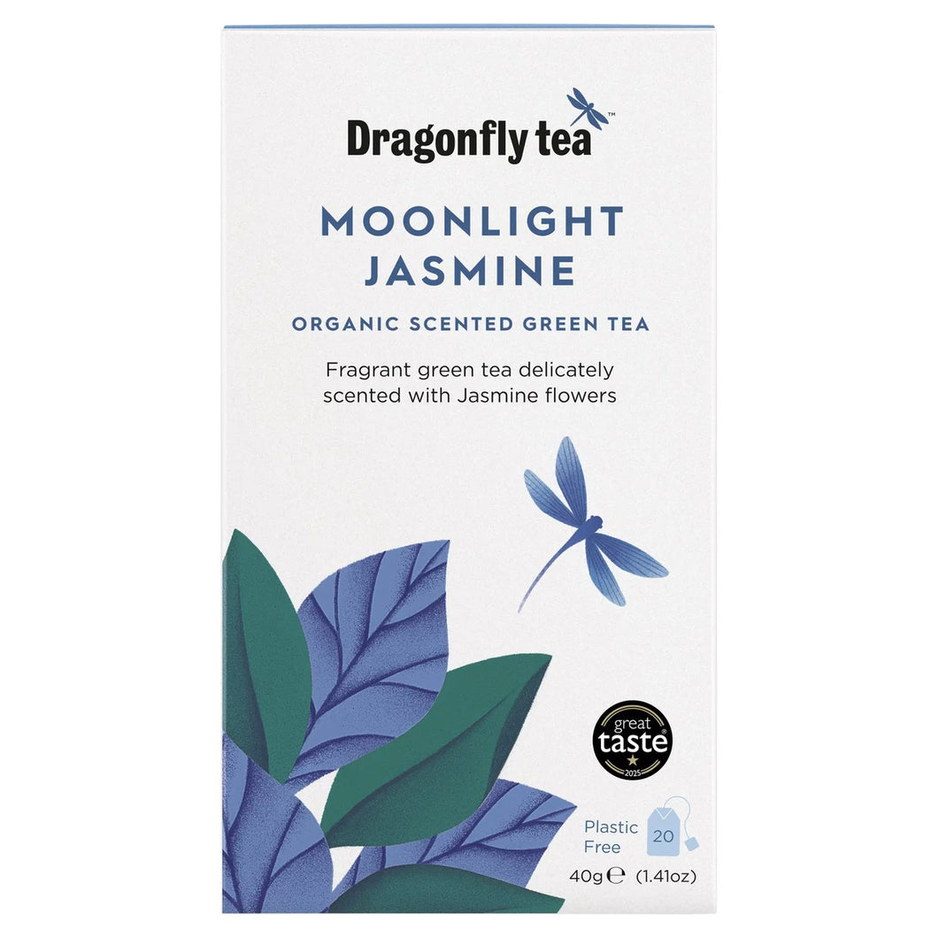 Dragonfly Moonlight Jasmine Green Tea Bags - 20 bags