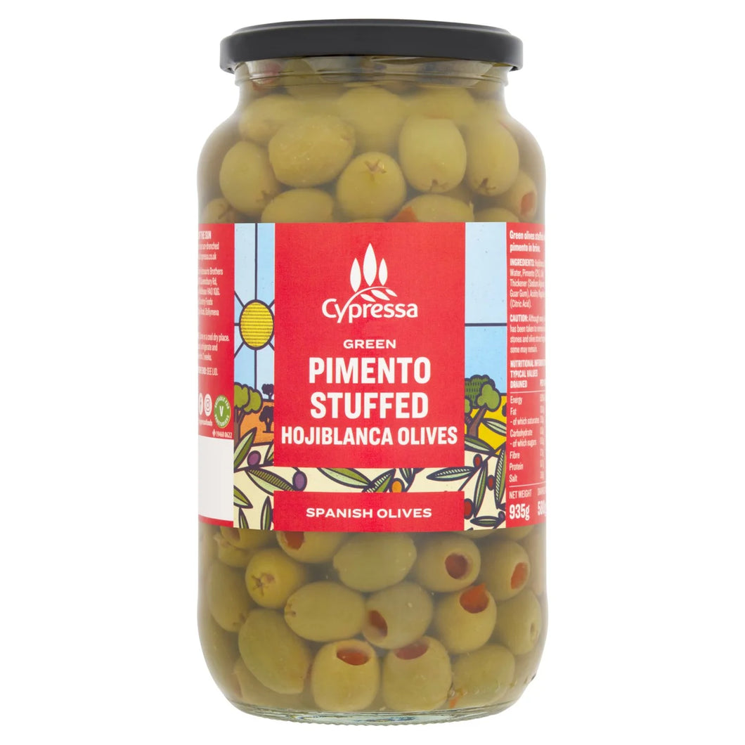 Cypressa Pimento Stuffed Hojiblanca Olives 935g