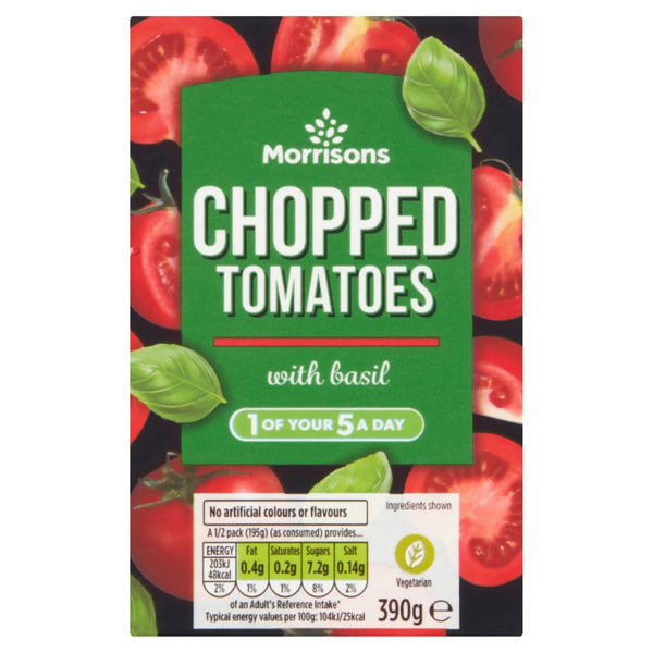 Morrisons Italian Chopped Tomatoes, 390g