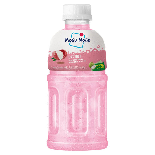 Mogu Mogu Lychee Flavoured Drink With Nata De Coco, 320ml