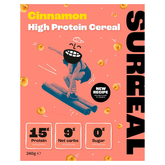 Surreal Cinnamon High Protein Cereal 240G