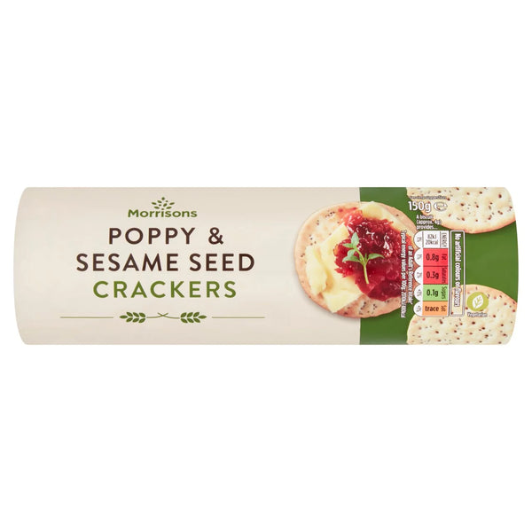 Morrisons Poppy & Sesame Thins, 150g