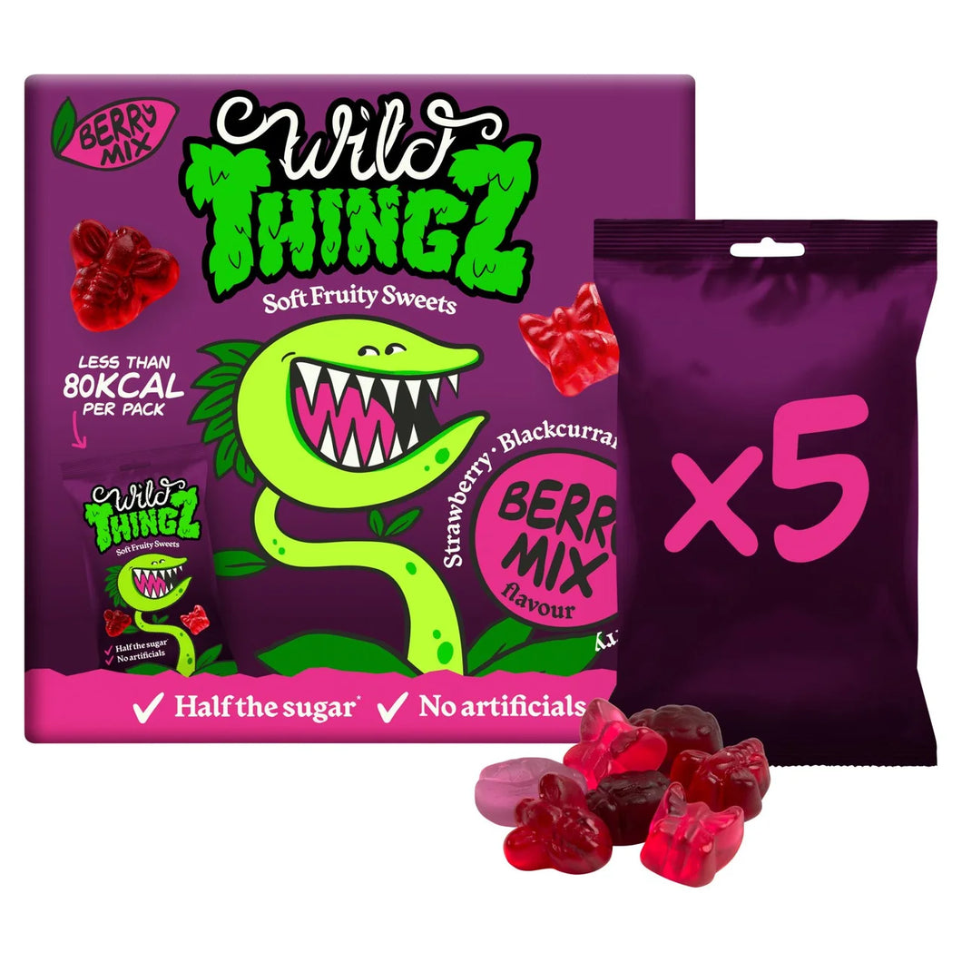 Wild Thingz Sweets Berry Mix Multipack 5 x 25g
