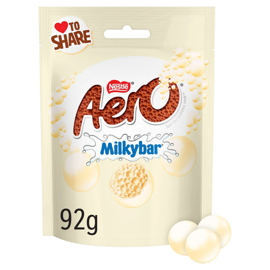 Aero Bubbles Milkybar Pouch Bag 92g
