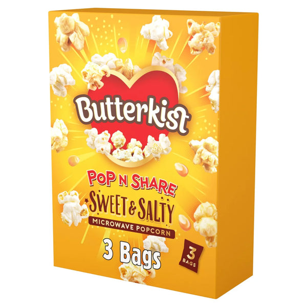 Butterkist Sweet & Salted Microwave Popcorn 180g