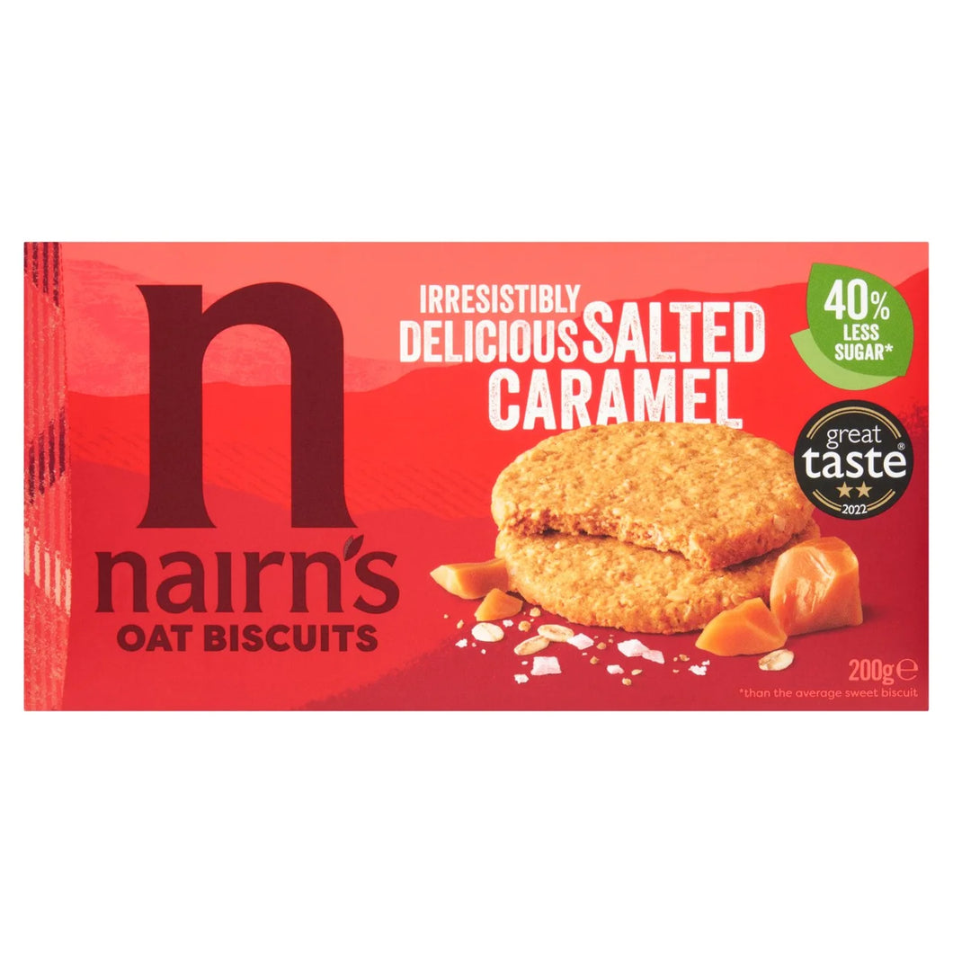 Nairn's Salted Caramel Oat Biscuits, 200g