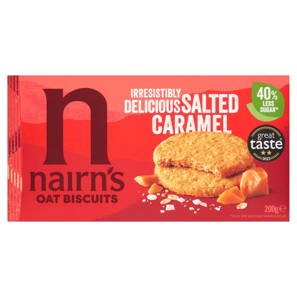 Nairn's Salted Caramel Oat Biscuits, 200g