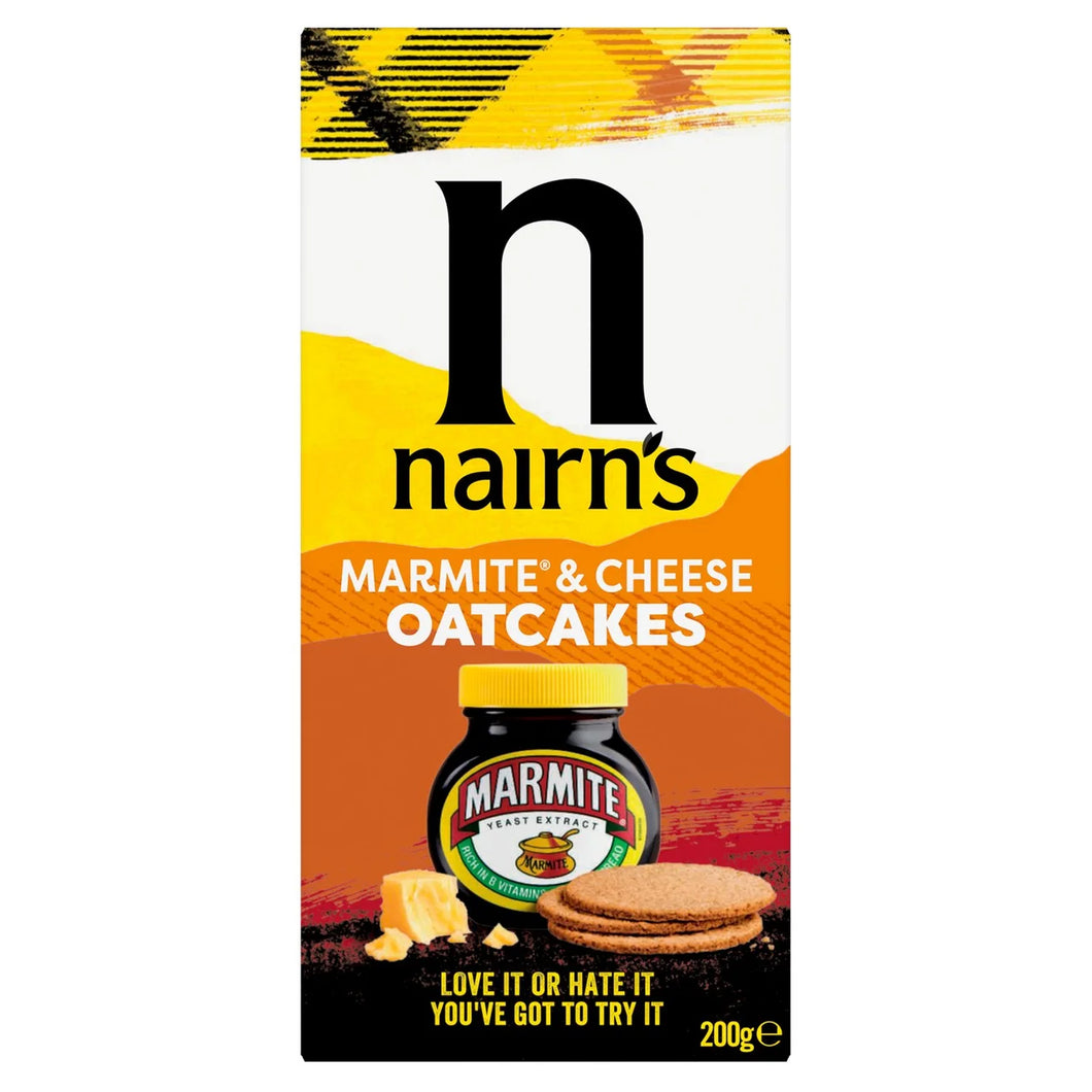 Nairn's Marmite & Cheese Oatcakes - 200g