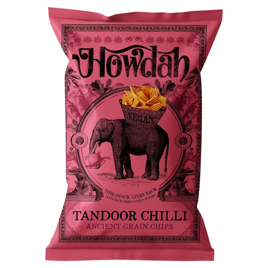 Howdah Ancient Grain Chips - Tandoor Chilli 117g