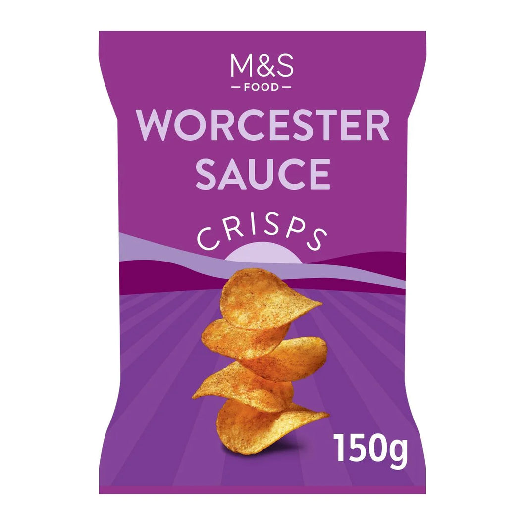M&S Worcester Sauce Crisps, 150g