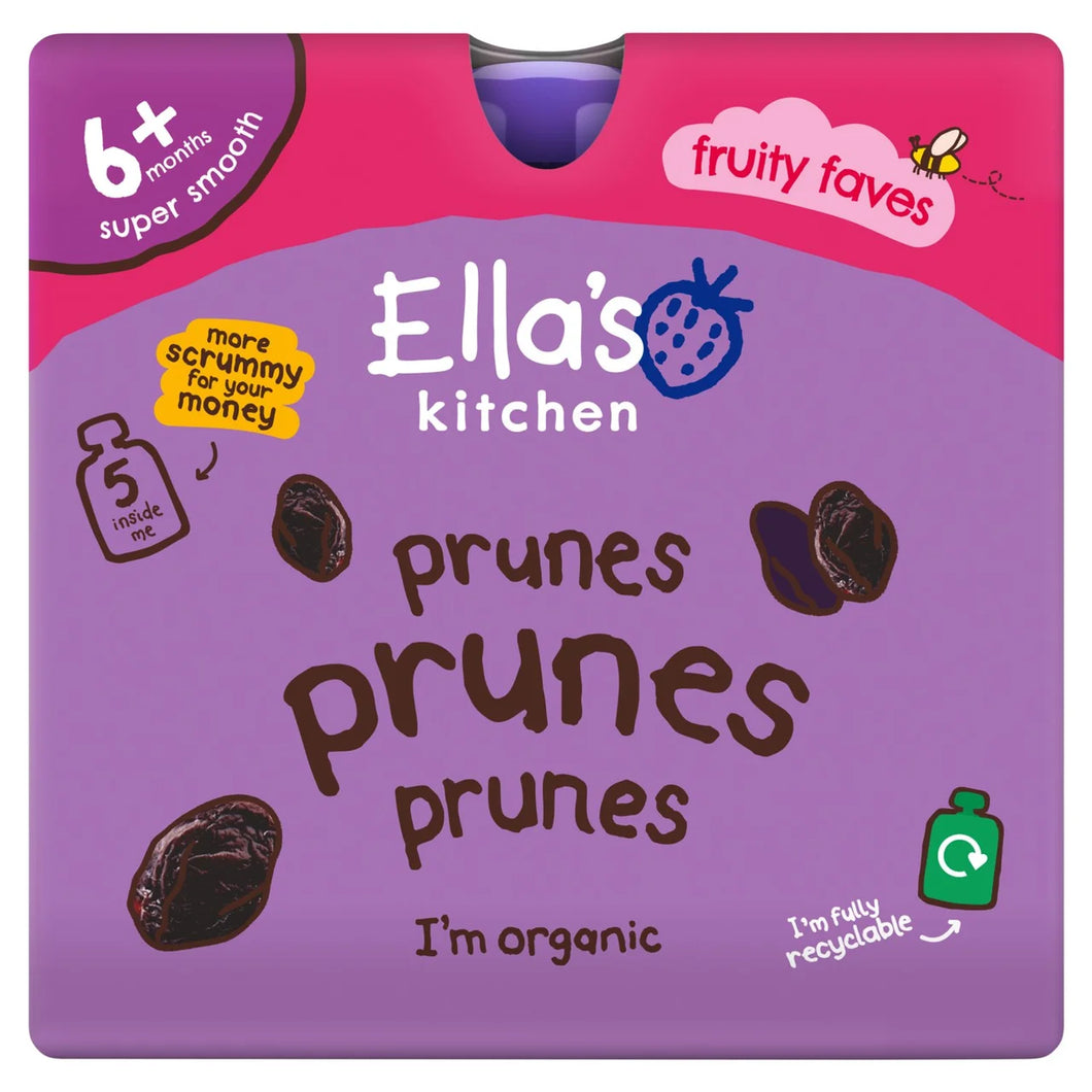 Ella's Kitchen Prunes Baby Pouch 6+ Months - 5x70g