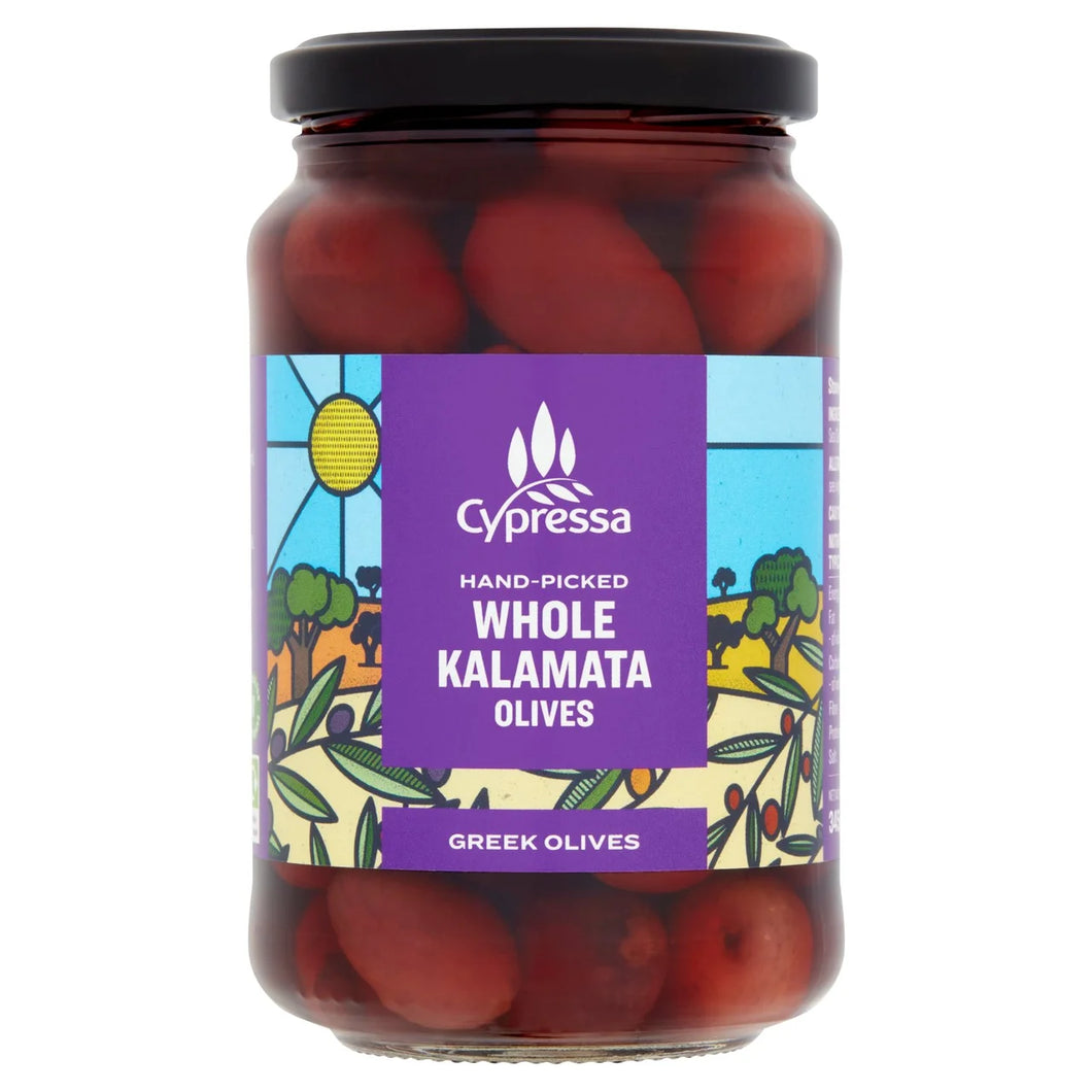 Cypressa Hand-Picked Whole Kalamata Olives 345g