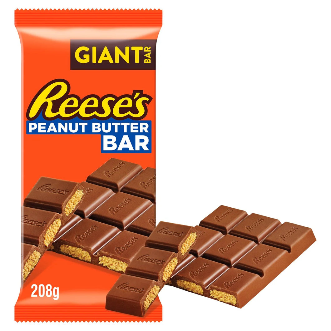 Reese's Milk Chocolate & Peanut Butter Bar - 208g