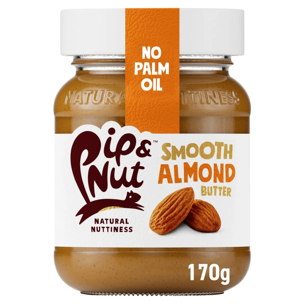 Pip & Nut Smooth Almond Butter - 170g