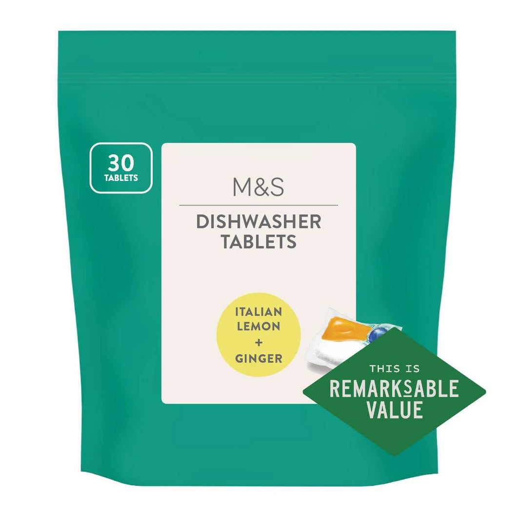 M&S Dishwasher Tablets - 30 per pack
