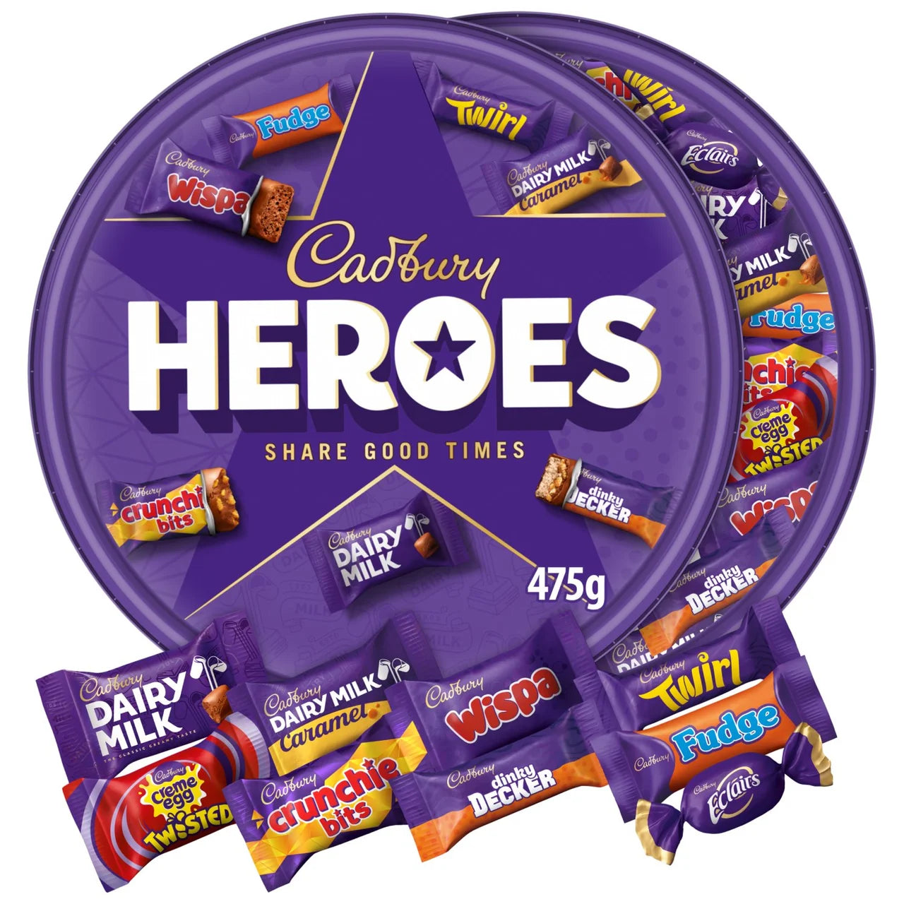 Cadbury Heroes Chocolate Tub - 475g