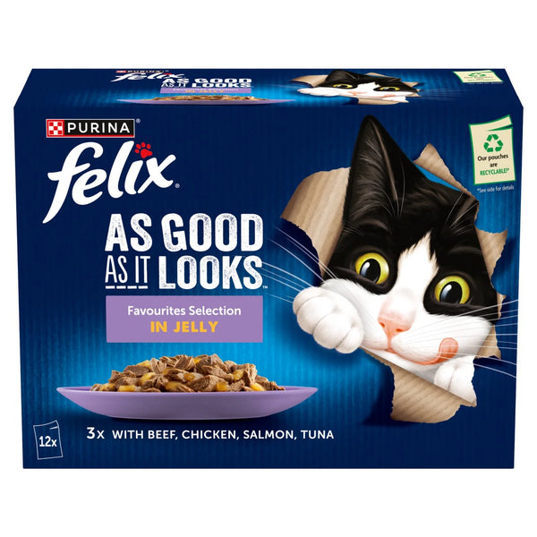 Felix As Good As it Looks Favourites Selection Wet Cat Food 12x85g