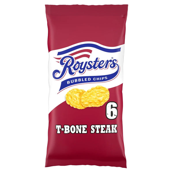 Roysters T-Bone Steak Multipack Crisps, 6x21g