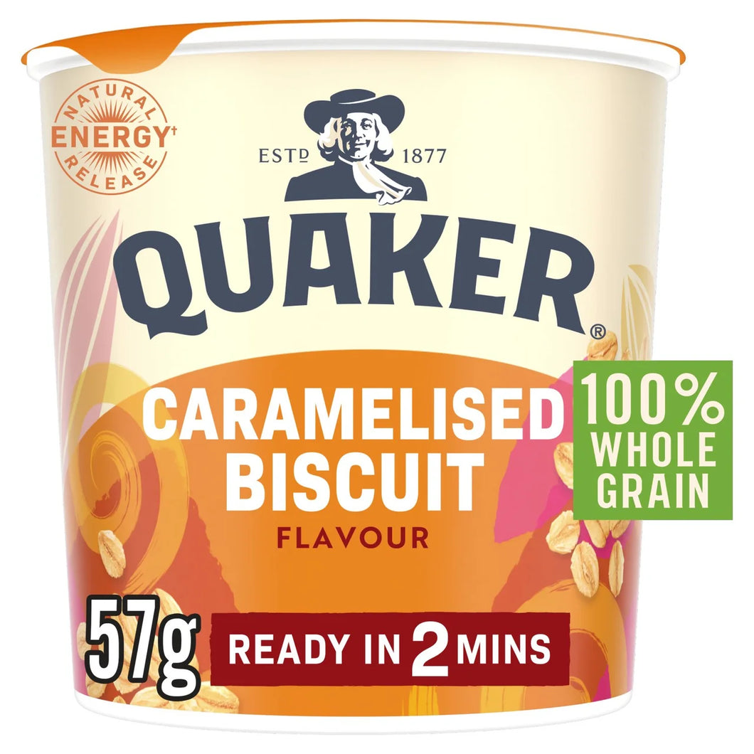 Quaker Oat So Simple Caramelised Biscuit Porridge Pot 57g