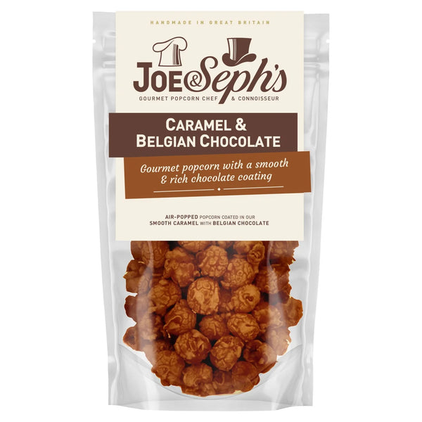 Joe & Seph's Caramel & Belgian Chocolate Popcorn 70g