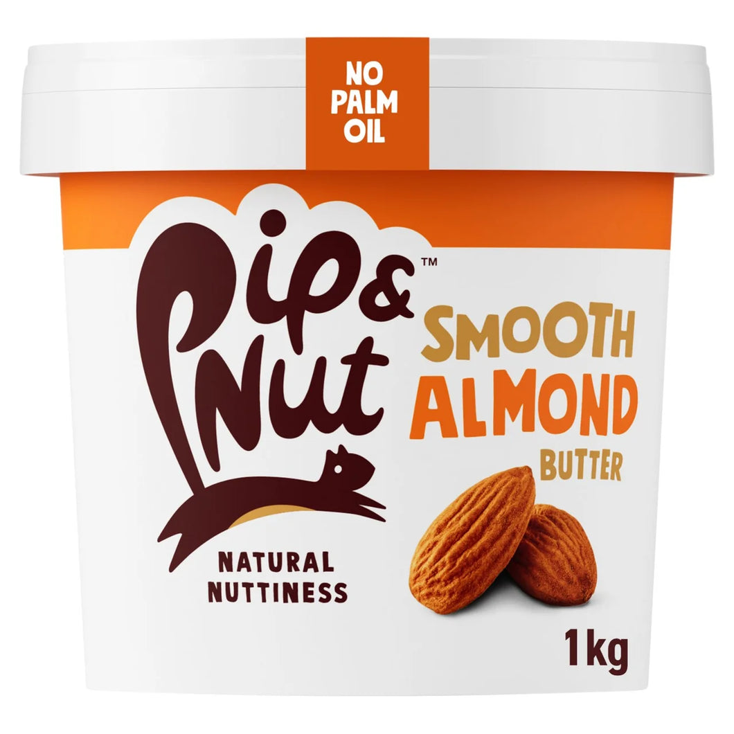 Pip & Nut Smooth Almond Butter - 1kg