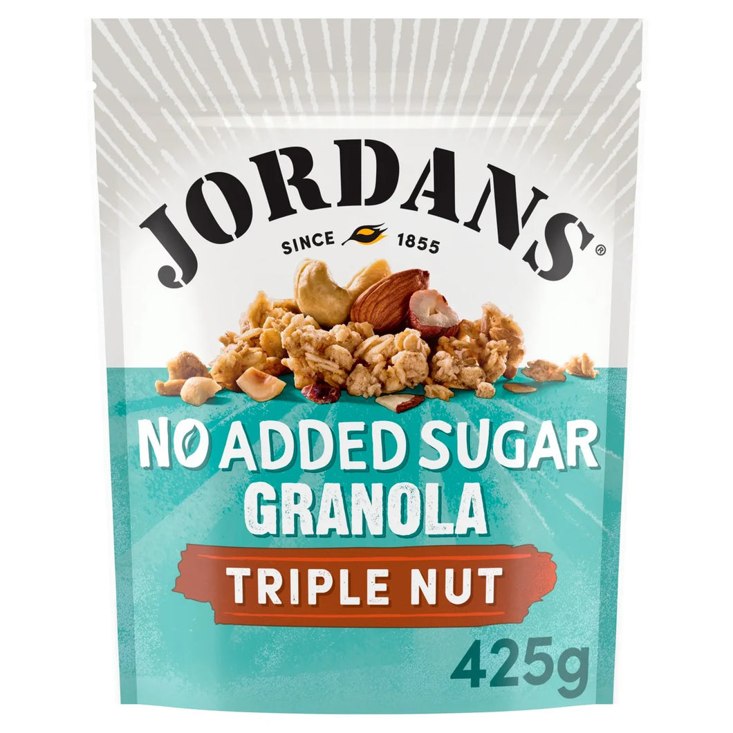 Jordans No Added Sugar Triple Nut Granola Breakfast Cereal 425g