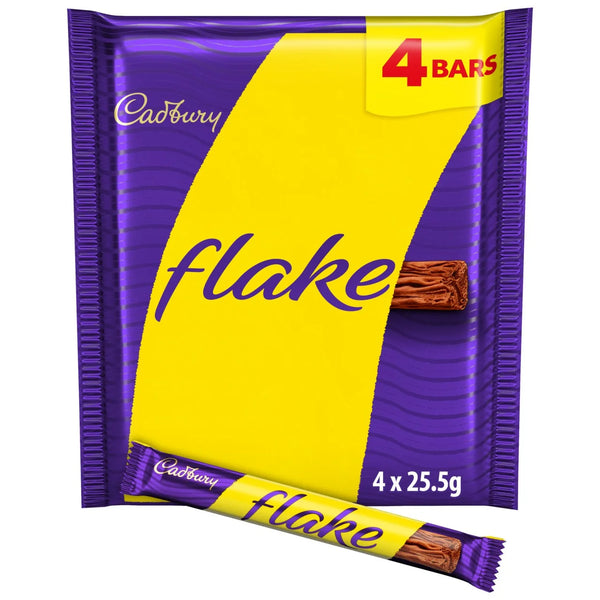 Cadbury Flake Chocolate Bar Multipack 4x25.5g