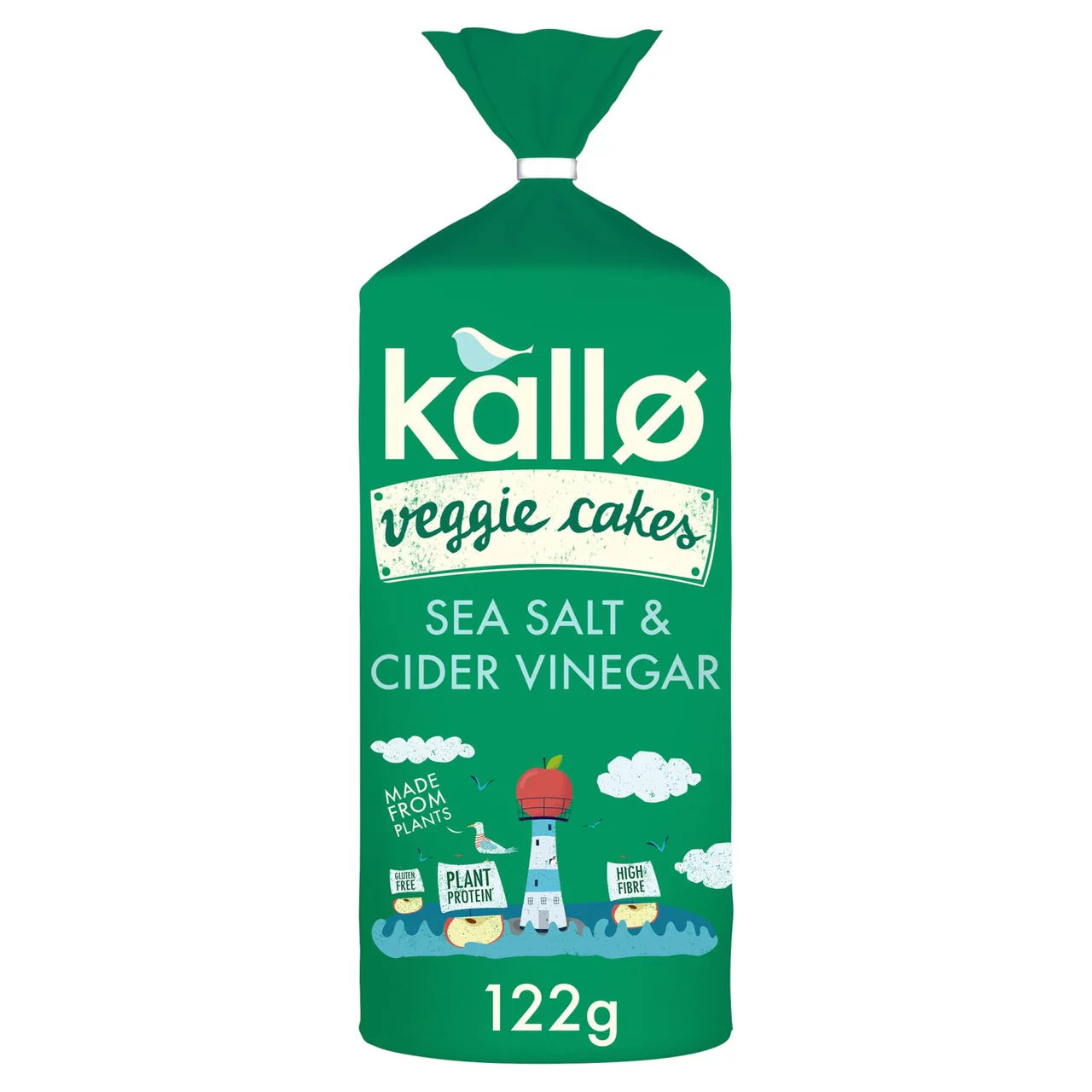 Kallo Lentil & Pea Veggie Cakes - Sea Salt & Cider Vinegar 122G