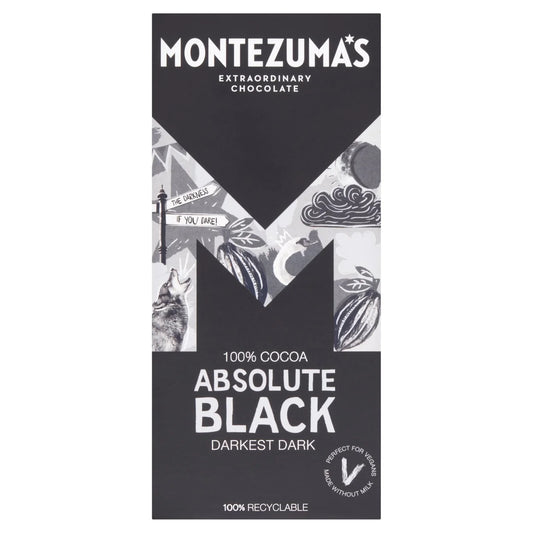 Montezuma's Absolute Black - 100% Cocoa Bar 90G