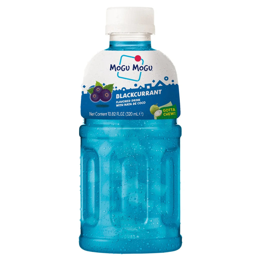 Mogu Mogu Blackcurrant Flavoured Drink With Nata De Coco, 320ml