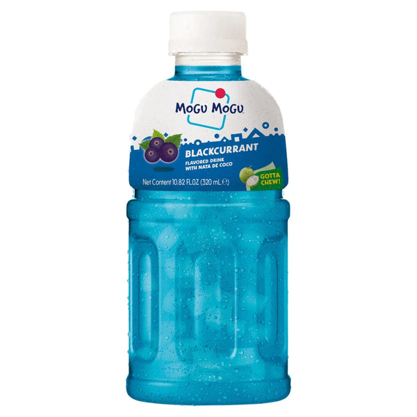 Mogu Mogu Blackcurrant Flavoured Drink With Nata De Coco, 320ml